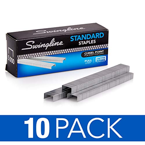 Smart Home Swingline Staples, Standard Staples for Desktop Staplers, 1/4" for Daily Use